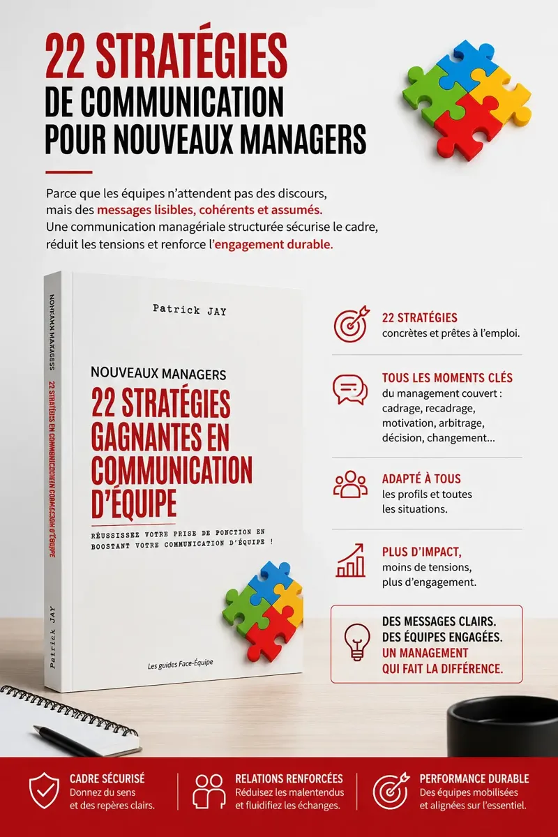 Couverture du guide : 22 stratégies de communication pour nouveaux managers